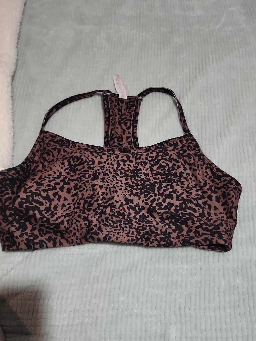 Brown Leopard Racerback Bralette - Women’s Intimates